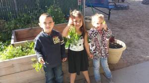 Snacktime fresh from the garden