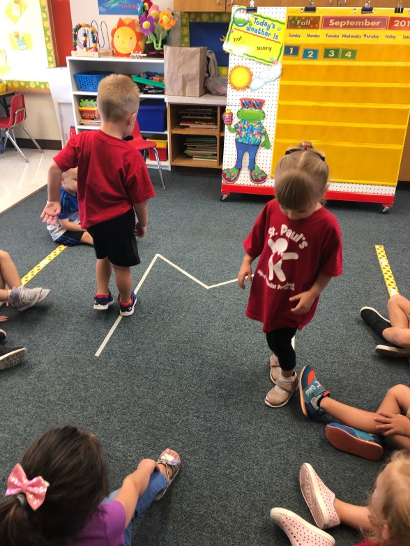 The Sun's Class has fun learning letter M!